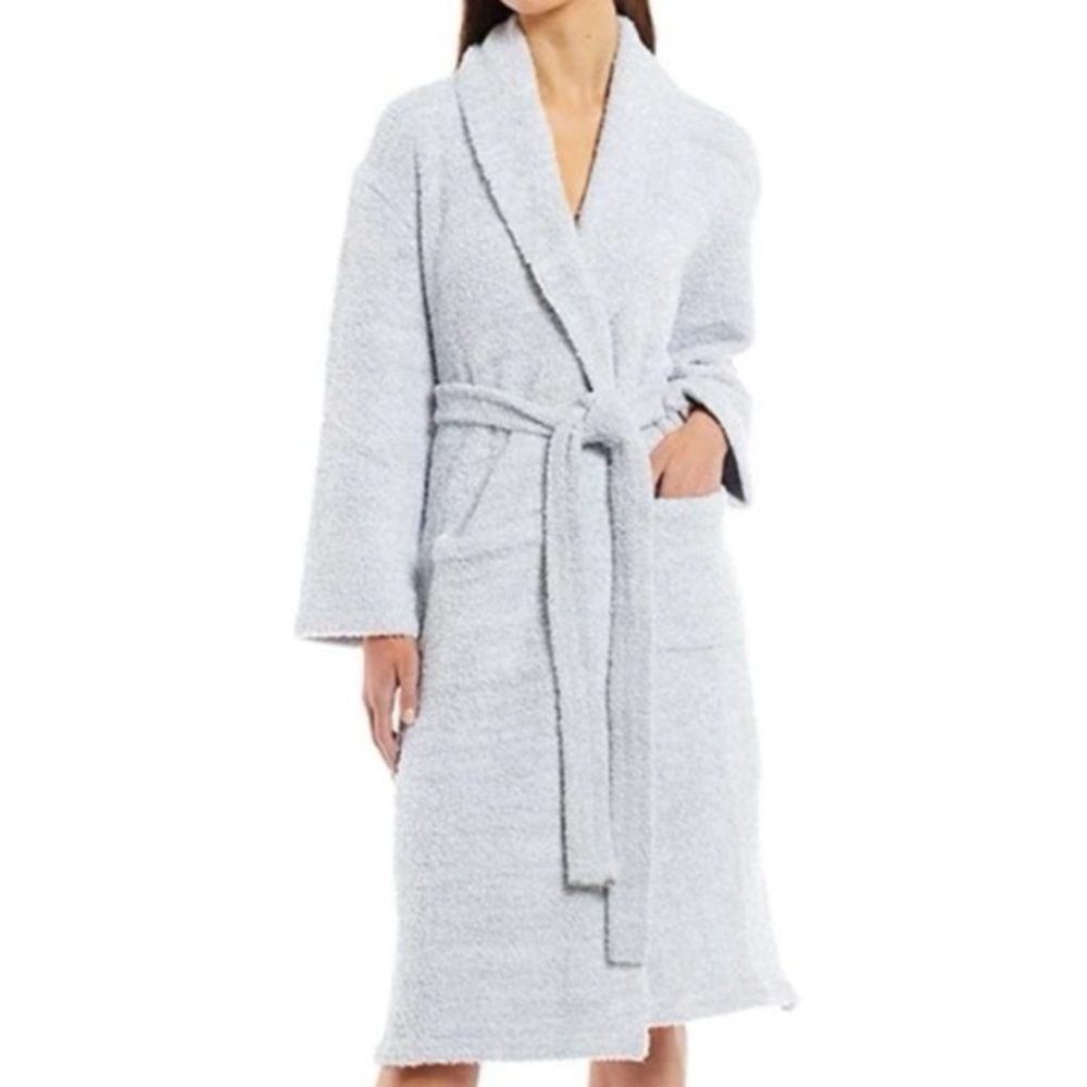 Barefoot Dreams CozyChic Light Gray Robe